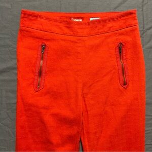 Anthropologie Cartonnier Charlie Ankle Pants Orange Career Women’s Sz 4